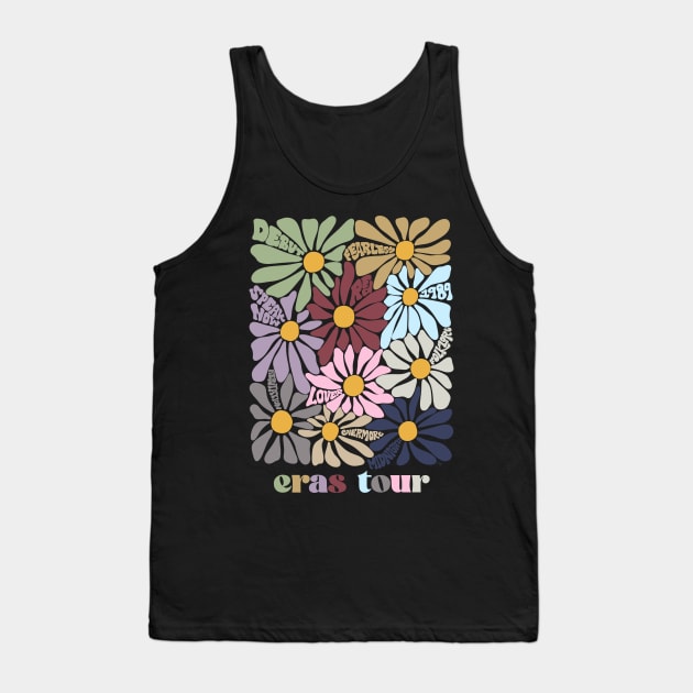 Swiftie Flowers Tank Top by Taylor Thompson Art